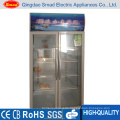 Supermarket Equipment Refrigeration Sliding Glass Door Showcase